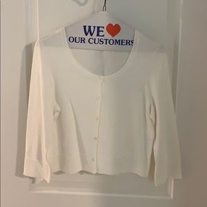 Lilly Pulitzer White cropped Cardigan